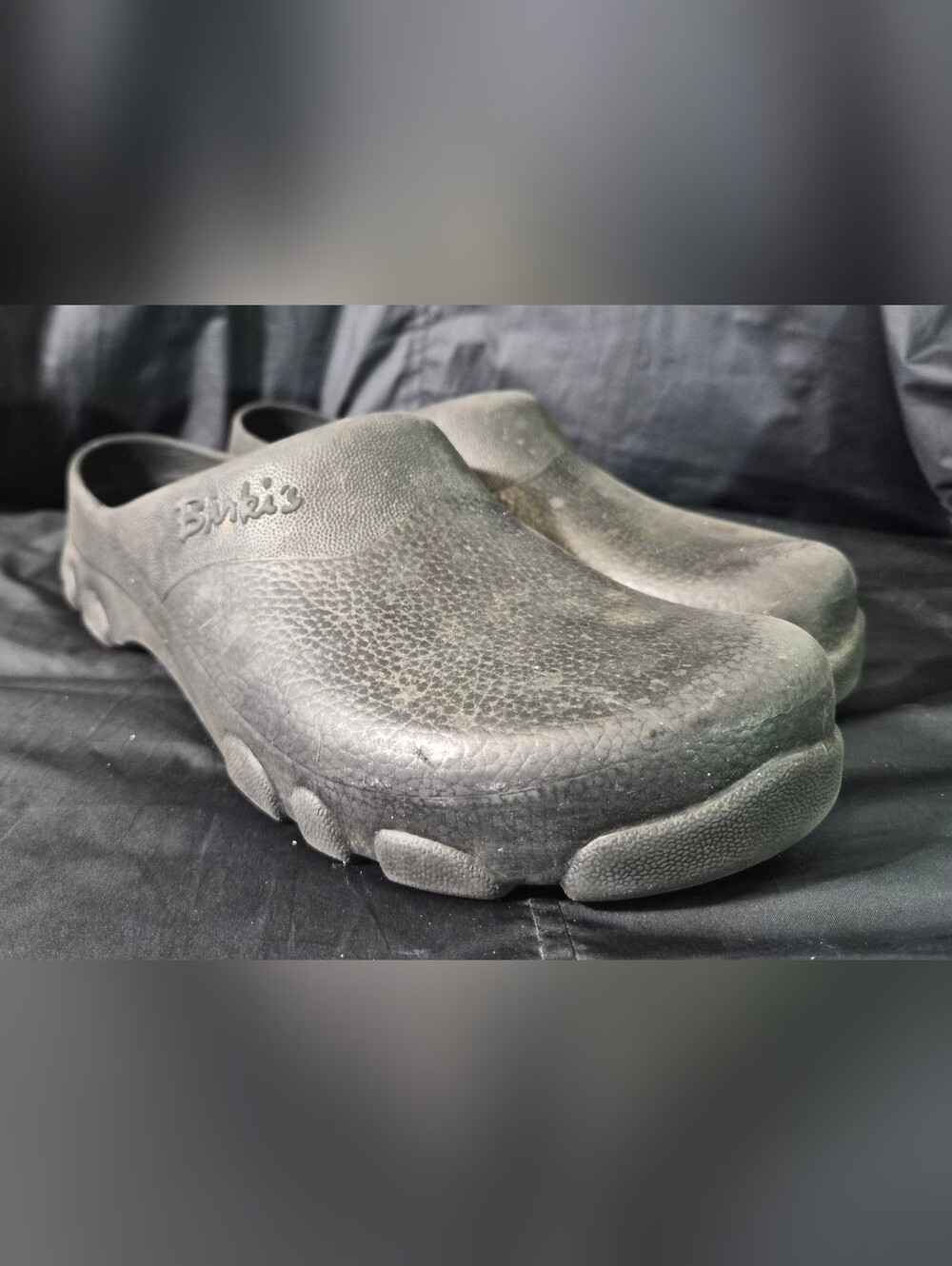 Men's Birkenstock Black Birki's Waterproof Clogs Sz. 10.5-11